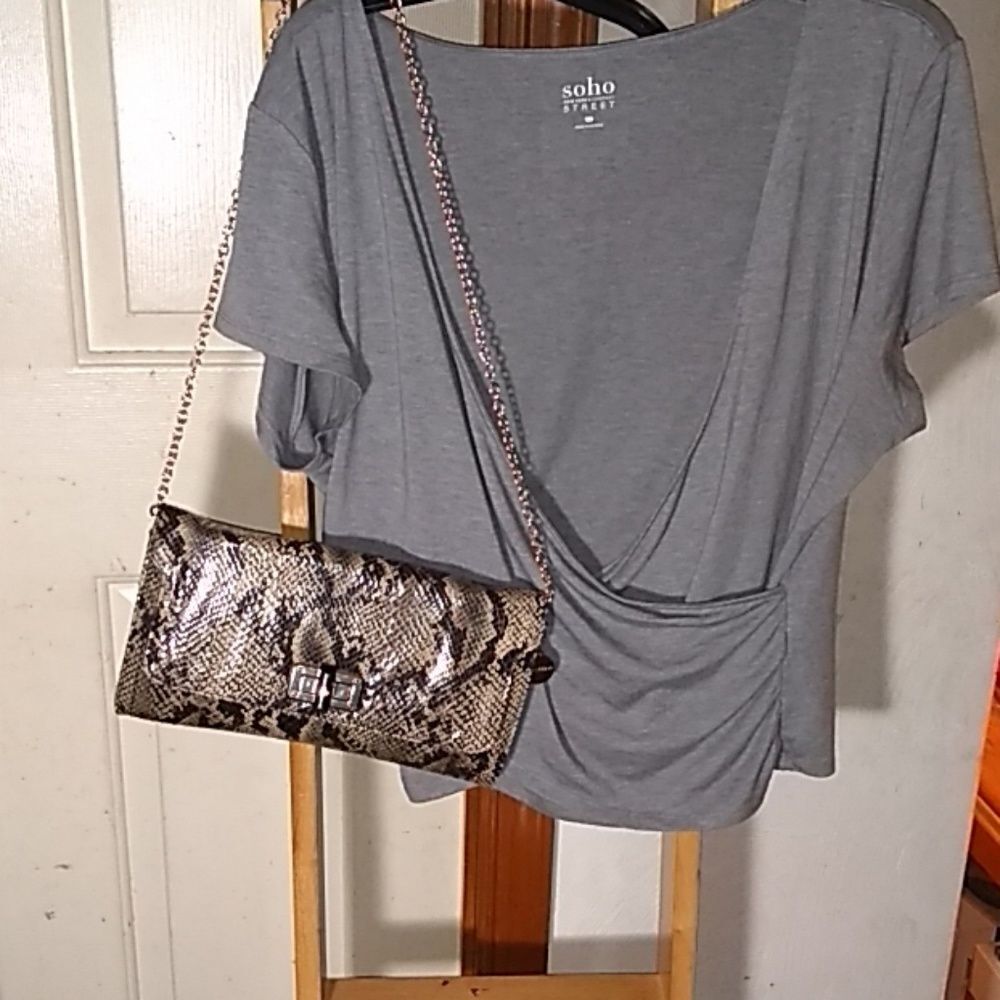 New York & Company faux wrap blouse - Picture 6 of 6